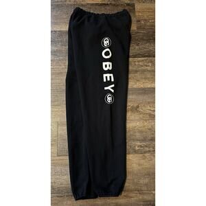 OBEY Sweatpants Sweats Joggers Medium Black Men's Women's